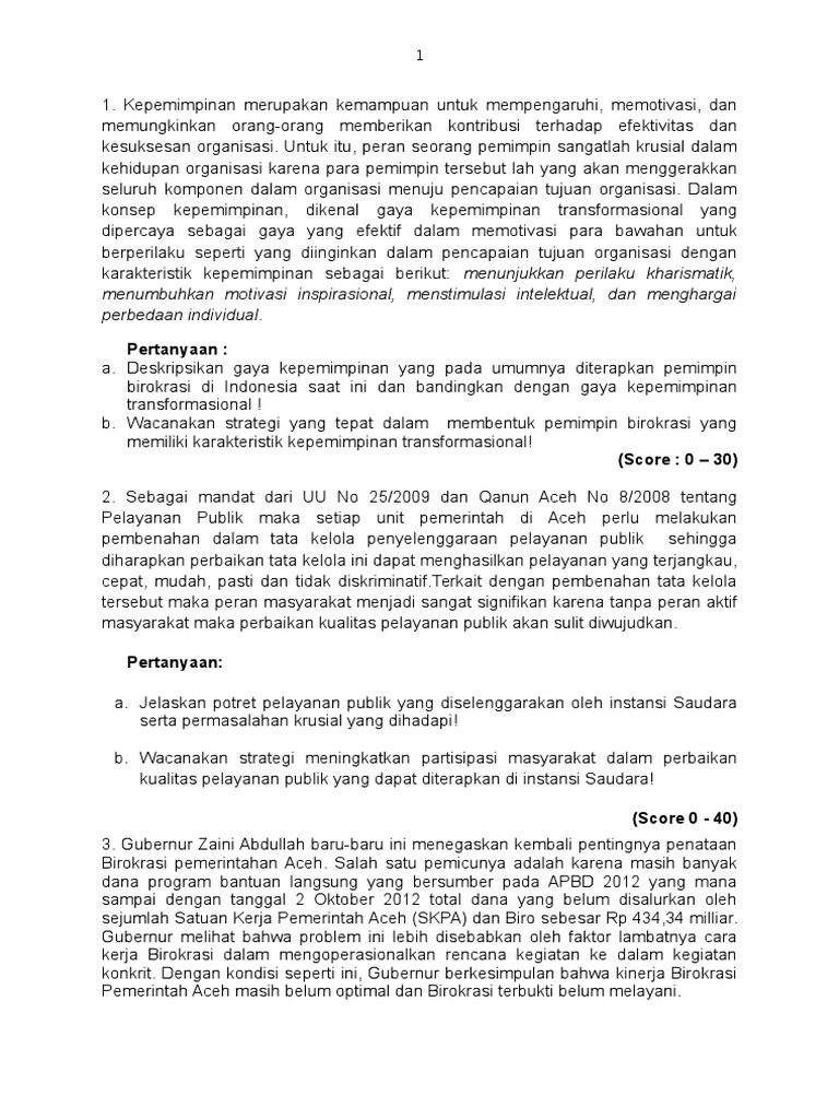 297719367 Contoh Soal Diklat Pim Ii