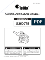 Red Max G2500TS PDF