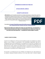 Prestacion Servicios Publicos Por Municipios