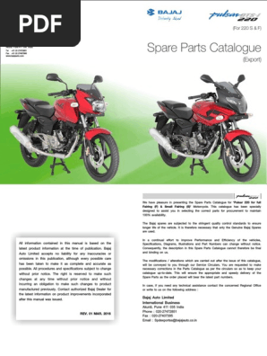 Pulsar 220 PDF Propulsion Machines