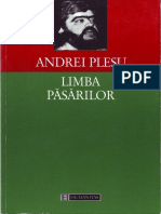 Andrei Plesu, Limba Pasarilor