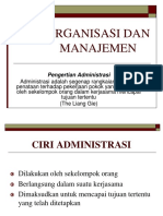 Organisasi Dan Manajemen