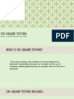 Chi-Square Testing: Geodetic Computation and Adjustment