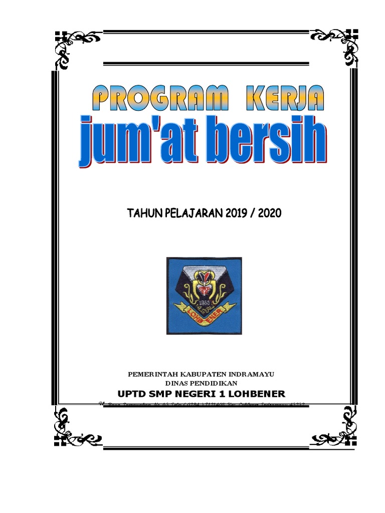 Program Jumat Bersih SMP Negeri 1 Lohbener | PDF