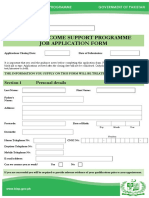 Job Application Form BISP