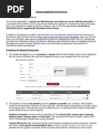 Common Application School Forms PDF