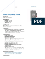 Heavy Duty Safety Switch: Eatons Volume 2-Commercial Distribution Eaton Specification Sheet - DH322FRK