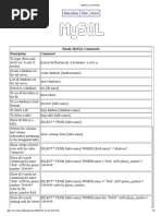 MySQL Commands1 PDF