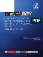 IV Congreso Cientifico Internacional Del INS. Libro de Resumenes[1]