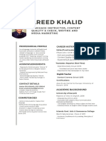 Areed Khalid: Language Instructor, Editor, and Content Marketer