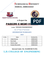 Parking E-Memo System: L.D. College of Engineering
