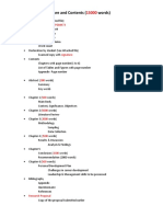 PGBM 73 Dissertation Structure & Contents