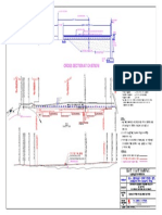 Cross Section at Ch.8700 M: EXST. RAIL LEVEL 163.669