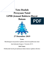 TAIB Natal Jemaat 27 Desember 2019