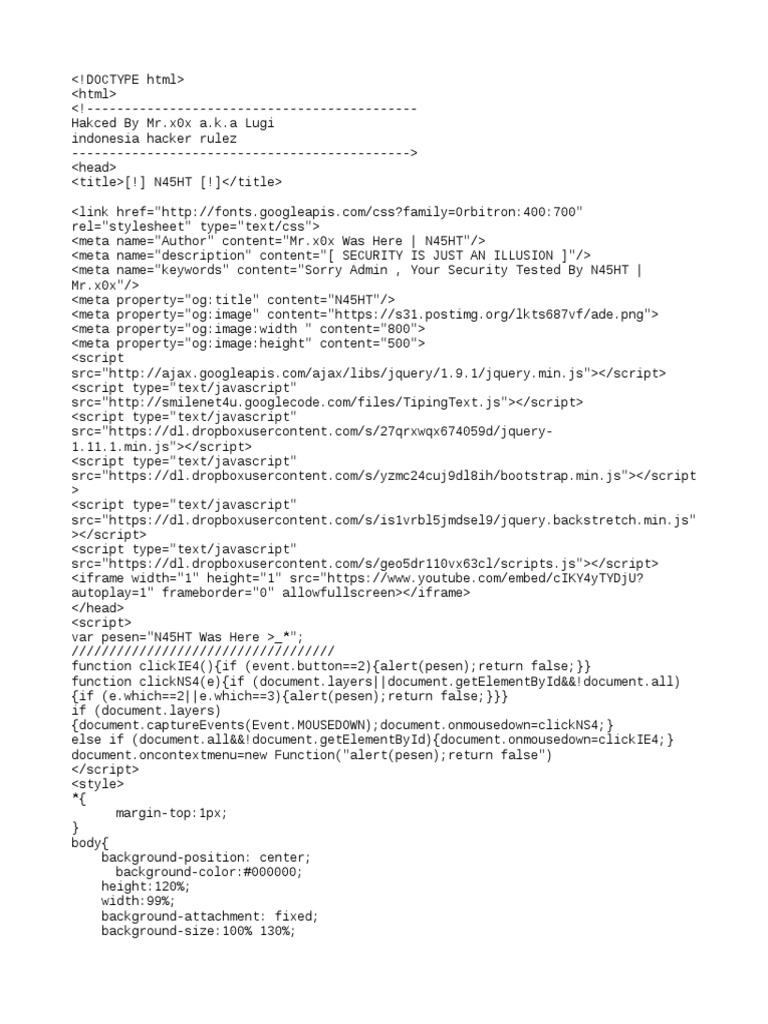 Script Deface Keren (SFILE | PDF | Teaching Methods & Materials ...