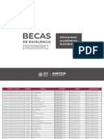 Becas excelencia BUAP programas