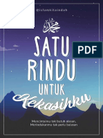 (WH) Satu Rindu Untuk Kekasihku - Tim @IslamKitaIndah-1