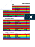 Jadwal Pertandingan Di Lapangan A JAM Team Vs Team Waktu Group A C E A C E A C E A C E