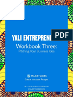 Yali Entrepreneurs: Workbook Three