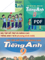 Bài Tập Bổ Trợ Nâng Cao Tiếng Anh 7-8-9 Chương Trình Mới