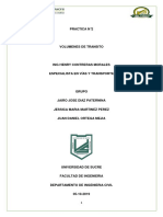 Informe de Vias Volumenes