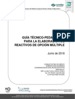 Guía para La Elaboración de Reactivos de Opción Múltiple