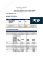 Ficha de Estudio de Linea Base Subproyecto Chanque