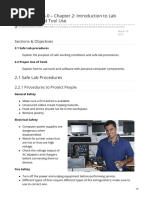 IT Essentials v60 Chapter 2 Introduction To Lab Procedures and Tool Use