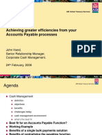 Achieving Greater Efficiencies from Accounts Payable Processes
