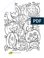 Jack O' Lanterns Coloring Page