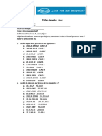 Tallerderedes Linux IPV4