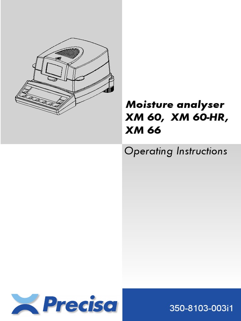 Termobalanza Precisa Xm 60 informacionpublica.svet.gob.gt