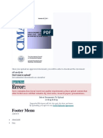 Error:: Footer Menu