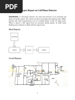 A Project Report On Cell Phone Detector-1