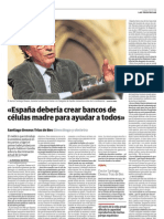 Bancos de Células Madre: Entrevista A Santiago Dexeus