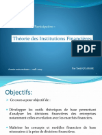 Theorie des Institutions fin