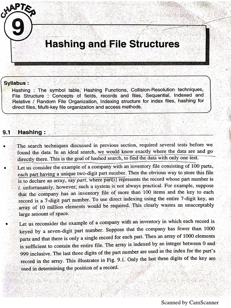 Hashing | PDF