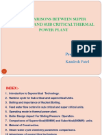 Comparing Supercritical and Subcritical Thermal Power Plants