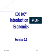 Introduction To Economics: ECO 100Y