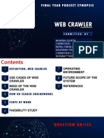 Web Crawler: Final Year Project Synopsis