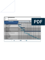 Cronograma de Obra para Zapatas