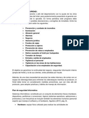 Plan de Seguridad Informática | PDF | La seguridad informática | Seguridad