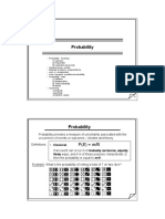 516 Probabilty Review: Probability