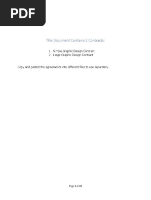 Graphic Design Contracts