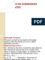 Forces On Submerged Surfaces