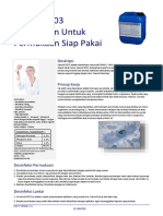 Sanosil S003 Disinfektan Untuk Permukaan Siap Pakai: Deskripsi