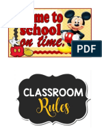 Classroom Rules