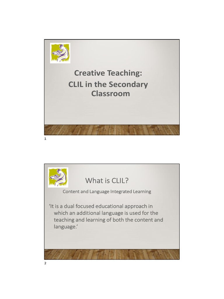 CLIL Strategies for Secondary Education | PDF | Learning | Educational ...