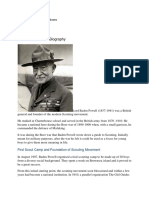 Lord Baden Powell Biography: Nama:Riza Adi Wicaksono Kelas:xi TPM D No - Absen:22