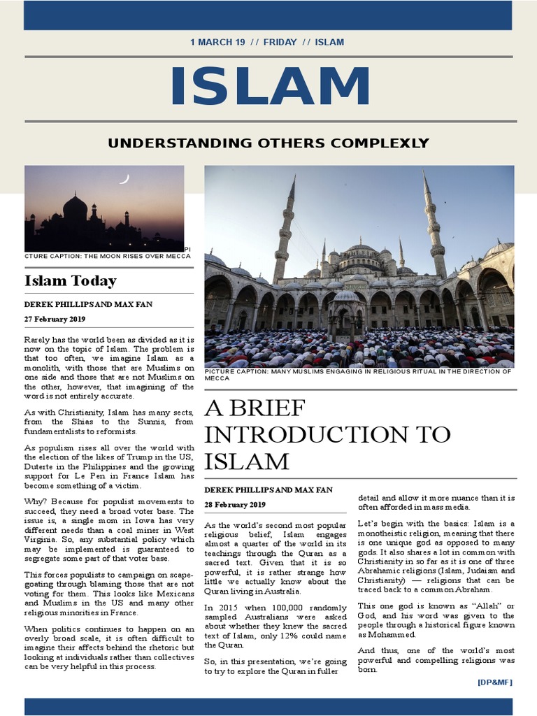 Islam: A Brief Introduction To Islam | PDF | God In Islam | God
